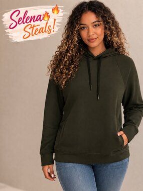 Selena Steal!: Lululemon City Sweat Pullover Hoodie - Olive Green- Size Small